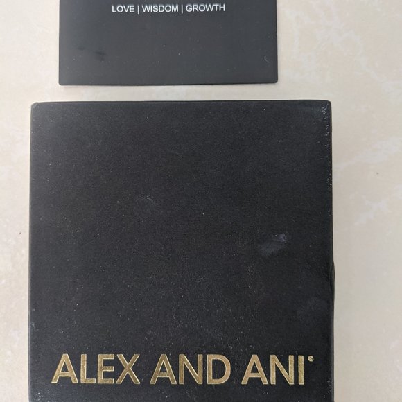 ALEX AND ANI Emerald Swarovski Charm Bangle - Picture 6 of 9